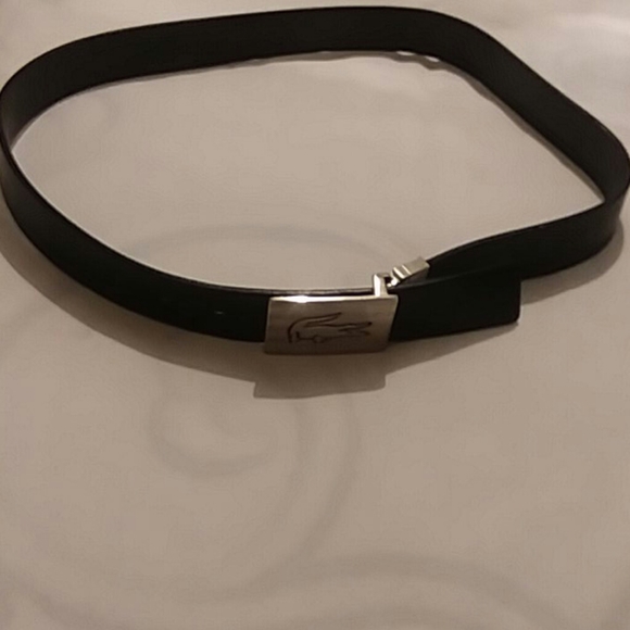 Lacoste Other - Lacoste leather belt, 36 waist. GUC